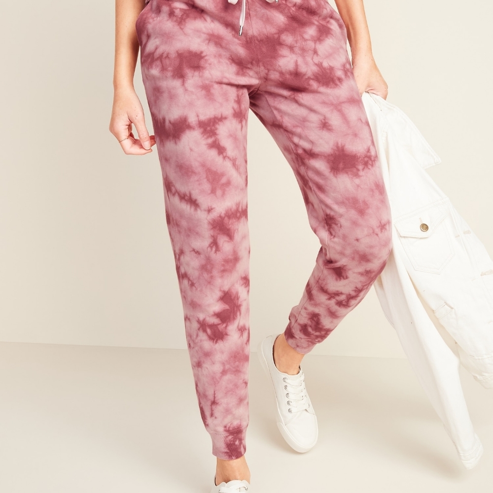 OLD NAVY Tie-dye Mid-rise Tapered-leg Jogger Pants